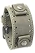 REV Crazy Horse Leather Strap 22mm Lug Width Wide Oyster Stone Cuff Watch Band - #CHO-ST