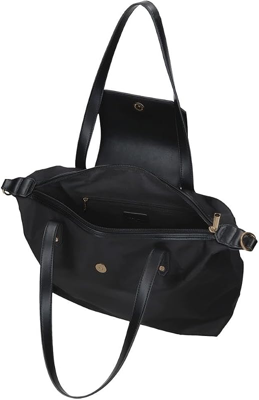 Leire Bolso Tote 15,6' Pulgadas Negro 29x26x14 cms Poliéster y PU 10,5L by Joumma Bags — foto 4 de 8