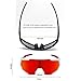 JEPOZRA Polarized Cycling Glasses with 3 Interchangeable Lenses,MTB Biking Baseball Running Sports Sunglasses for Men Women