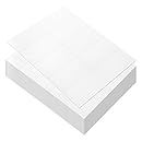 Elegant 22 Perforated Paper Card Stock