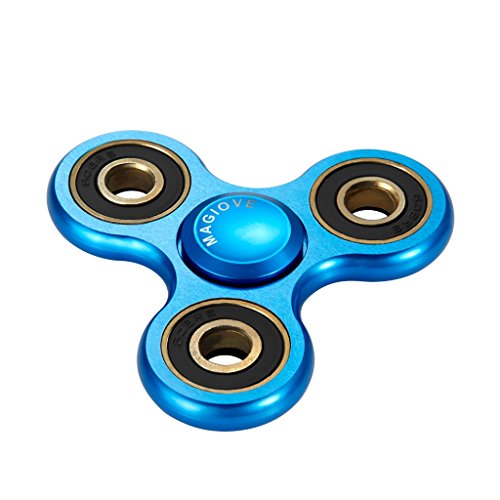 UPC 600686543633, Tri Fidget Spinner Toy Stress Reducer High Speed, Perfect for Killing Time, Relieving Stress, ADHD, Anxiety. (BLUE)