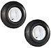 eCustomRim 2-Pack Trailer Tire On Rim 570-8 5.70-8 8 in. Load C 5 Lug White