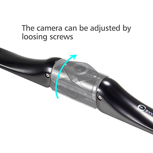 【Upgrade Version】 Backup Camera Esky Car Rear View Reversing Backup Camera with 170 Degree Perfect Wide View Angle Design 2 LED Lights Night Vision 1/3 inch Color CMOS Waterproof Car Backing Camera