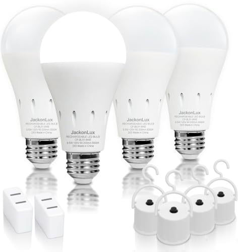 JackonLux Rechargeable Emergency Light Bulb