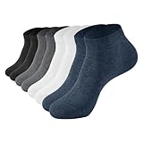 J-BOX 8 Packs Cotton Socks for Men Low Cut