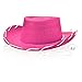 3 Children's Woody Felt Cowboy Hats in Pink, Red and Brown Toy Story Hat