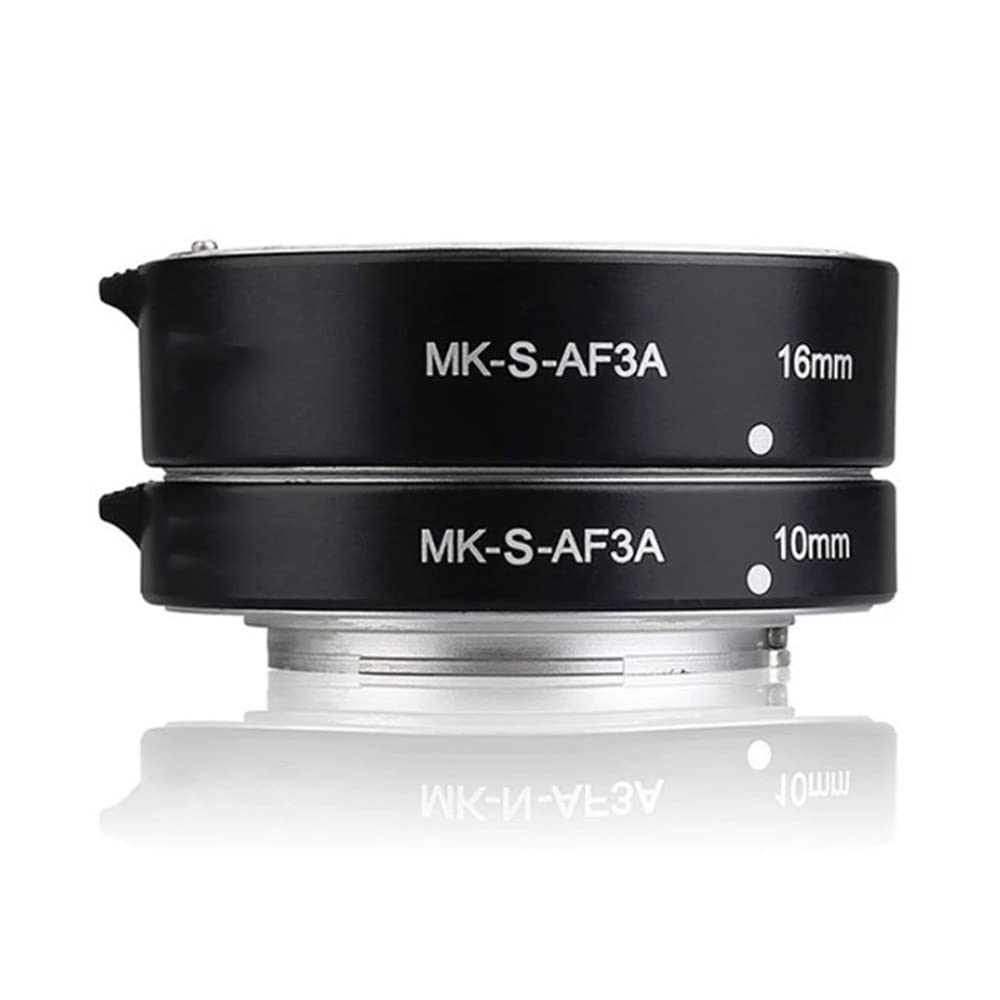Topiky Automatic Auto Focus 10mm/16mm/10mm+16mm Macro Extension Tube Set for E/FE NEX3 NEX5 NEX6 NEX7 A5000/A6000/A7/A7M2 Series E Mount Camera