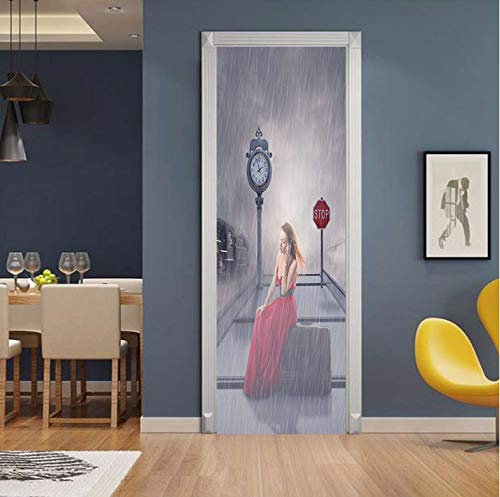 Laonieshangmao Porta Sticker Station Beauty 3d Fai Da Te