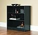 Mylex Three Shelf Bookcase; Two Adjustable Shelves; 11.63 x 29.63 x 31.63 Inches, Black, Assembly Required