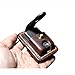 Handmade Leather Lighter Protective Sleeve case Genuine Full Grain Cowhide Pouches Holder (Coffee)thumb 4