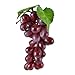 uxcell Purple Soft Plastic Artificial Grapes Cluster Fruit Decor Desk Table Decoration