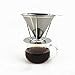 Reusable Stainless Steel Coffee Dripper Pour Over Coffee Maker Drip Coffee Filter,S,stainless steel