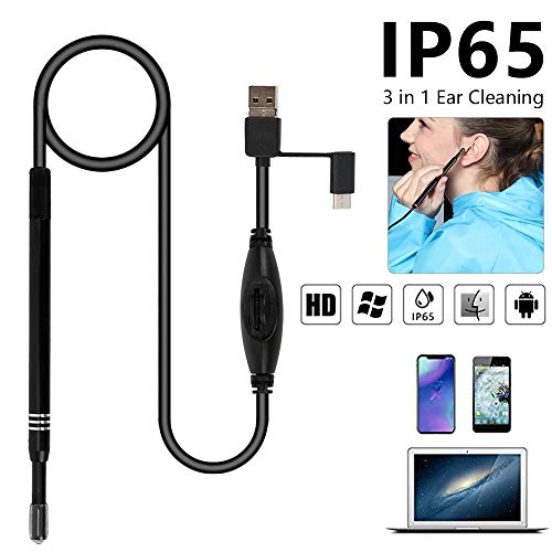 Endoskop Ohr Endoskopkamera 5.5mm USB Ohrreiniger Ohrenschmalz Entferner Endoskop Ohr Kamera Otoskop WiFi Ohrendoskop… – Bild 5