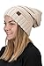 H-6100-17 Funky Junque Oversized Slouchy Beanie - Natural Cream