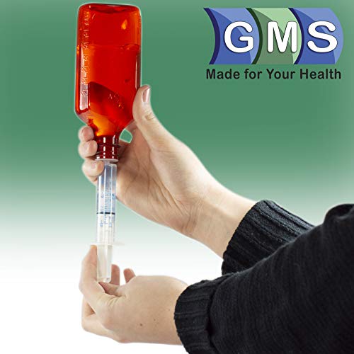 GMS Press in Bottle Adapter Plug for Oral Medication Syringes and