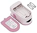 Zacurate Pro 500DL Fingertip Pulse Oximeter Blood Oxygen Saturation Monitor with silicon cover, batteries and lanyard (Black Series) (White)