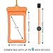 Cambond Waterproof Phone Pouch, Anti-break Lanyard, IPX8, Clear TPU, Fit for iPhone X/8/8P/7/7P, Samsung Galaxy S9/S8/S8P/Note 8, Google Pixel/HTC/LG, Up to 6.0
