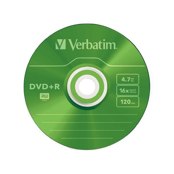Verbatim DVD+R Advanced AZO 16x Speed Colour Surface 5er Pack Slim Case DVD-Rohlinge – Bild 6