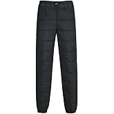 SYOKYO1980 Men's Winter Warm Packable Down Pants Compressor Snow Trousers Ski Puffer Pant