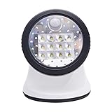 LIGHT IT by Fulcrum 20034-108 12-LED Wireless Motion Sensor Weatherproof Porch Light, White