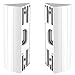 KIMILAR 3 PCS Adjustable (15 to 45 Degree) Angle Mount Compatible with Doorbell Pro ONLY, Replacement Corner Kit Adapter Plate Bracket Wedge Kit (NOT for Doorbell 2 / Doorbell 1) White