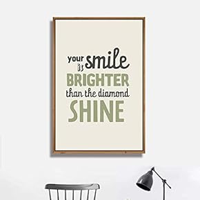 Framed Canvas Wall Art for Living Room, Bedroom Quotes Canvas Prints for Modern Home Decoration Ready to Hang - 16"x24" inches