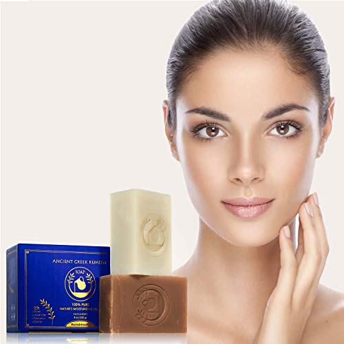 Pack of 2 Organic Face and Body Soap Bars for Dry, Normal and Sensitive