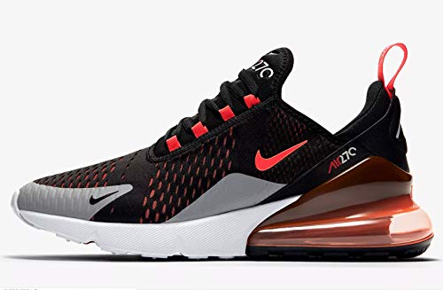 Nike Men's Air Max 270 Black/Bright Crimson AH8050-015 (Size: 13)