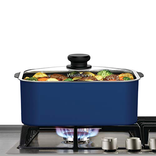 West Bend 87905B Slow Cooker Large Capacity Nonstick Variable Temperature Control Includes