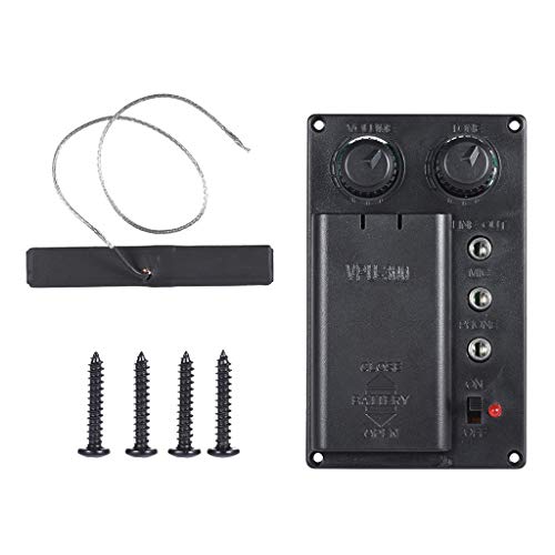 Plastic 4/4 Scale EQ Electric Cello Pickup Amp with Piezo Screws for Cellist - Thumbnail 5