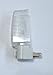 Night Light with Glass Block Shade and On/Off Switch 4W Bulb (4 Pack)