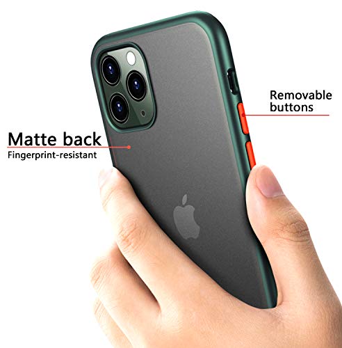 image for SEEKFULL iphone 11 Pro Case Midnight Green Ultra Thin for Men Women TP