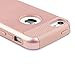 iPhone 5C Case, iPhone 5C Case Rose Gold, BENTOBEN 2 in 1 Soft TPU and Hard PC Anti Scratch Shockproof Protective Cover for Apple iPhone 5C - Rose Gold