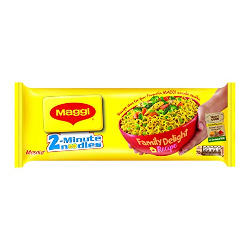 MAGGI 2-Minute Instant Noodles, Masala - 280g Pouch