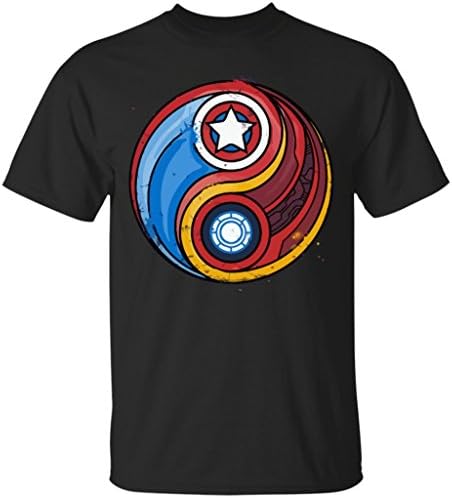 Ironman Shirt Civil Balance Yin Yang Marvel Avengers Tony Stark T-Shirt-Unisex