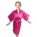 Joytton Kids' Satin Rayon Kimono Robe Bathrobe Nightgown