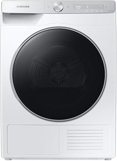 Samsung Series 9 DV90T8240SH Wifi Connected 9kg Heat Pump Tumble Dryer