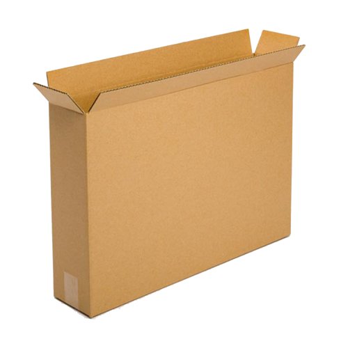 Pratt PRA0124 Recycled Corrugated Cardboard Single Wall Standard Side Load Box with C Flute, 24