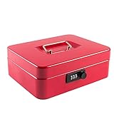 KYODOLED Large Cash Box with Combination Lock Safe