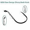 Carbon-Steel-Hooks-Extra-Sharp-Black-Barb-Fishhooks-11-Sizes