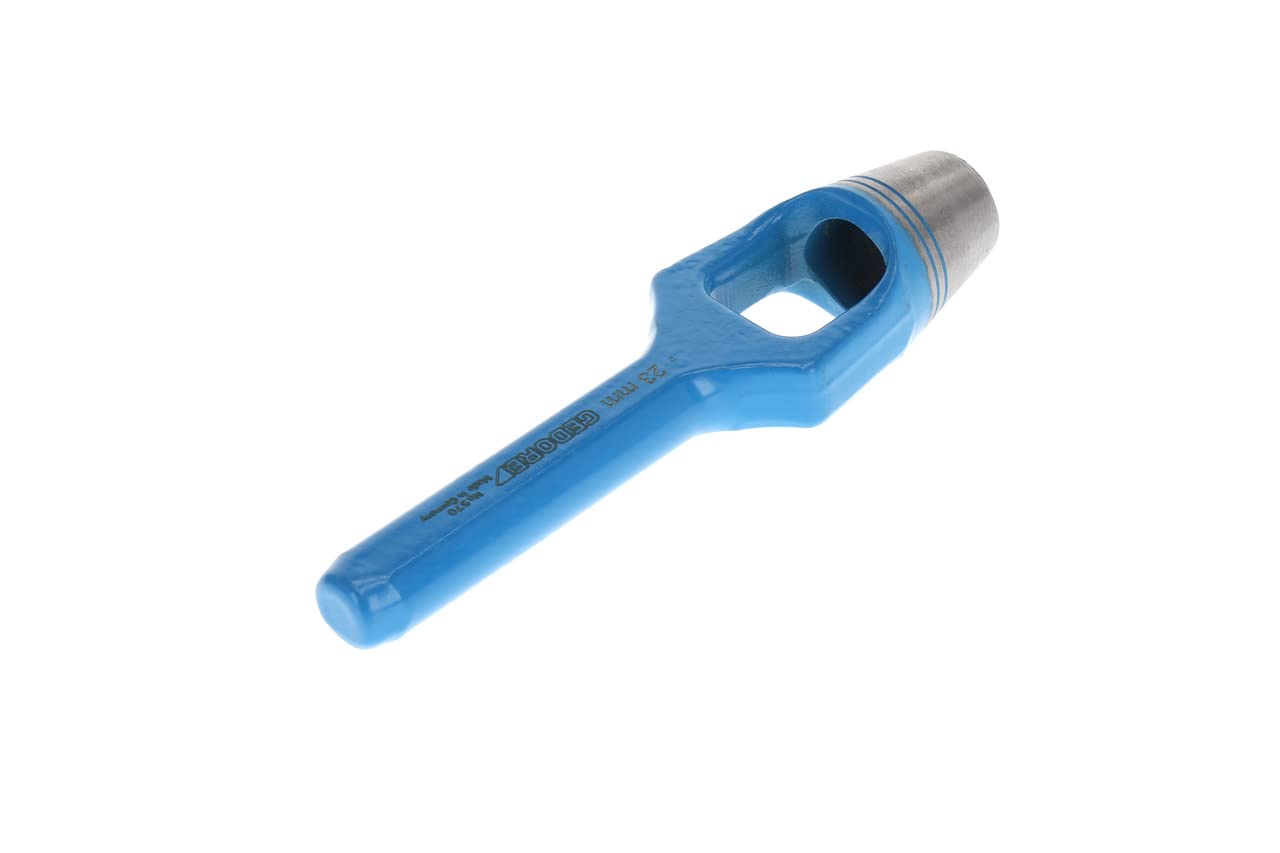 GEDORE Arc punch for soft materials, Ø 23 mm, Rubber leather gaskets fabric, Round, 170 mm long, Punch, 570023