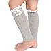 Binmer(TM)Little Girl Leg Warmers Children Socks Fashion Straight Tube Boot Cover (Grey)