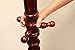 Frenchi Home Furnishing Traditional Spinning Top Wooden Coat Rack, Cherry