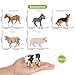 Volnau Farm Animal Toys Figurines 14PCS Barn Figures for Toddlers Kids Preschool Educational Cow Sheep Cock Hen Dog Pig Sets Christmas Decoration Gift