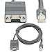 Whizzotech LS2208 RS232 Serial Cable CBA-R01-S07PAR for Symbol Barcode Scanner LS2208 LS1203 LS2208 LS 4208 LS4278 LS7708 LS9208 RJ45 to DB9 Cable 7 Feet