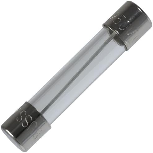 Pack of 5, 6X30mm (1/4 inch x 1-1/4 inch) 250mA 250v Glass Fuses Fast Blow (Quick Blow/Fast Acting), 250 Amp 250mA, 250m, F0.25a