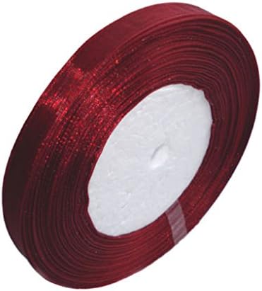 Organza ribbon 10mm Maroon - 44 metres / 48 yards
