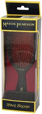 Mason Pearson Large Bristle Nylon Hair Brush Dark Ruby Pneumatic Cushion view 9
