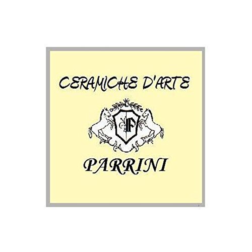 CERAMICHE D'ARTE PARRINI- Italian Ceramic Cookies Jar Biscotti Hand Painted Made in ITALY Tuscan Art Pottery