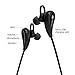 iClever Lightweight Bluetooth Headphones, Quick and Stable Pairing Wireless Earphones Bluetooth V4.1 with Microphone, Sweat-Resistant for Running, Sport, Outdoors, at Home